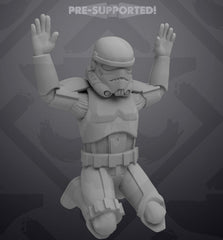 Captured Combatants Set 1 - Single Miniature - SW Legion Compatible (38-40mm tall) Resin 3D Print - Skullforge Studios - Gootzy Gaming