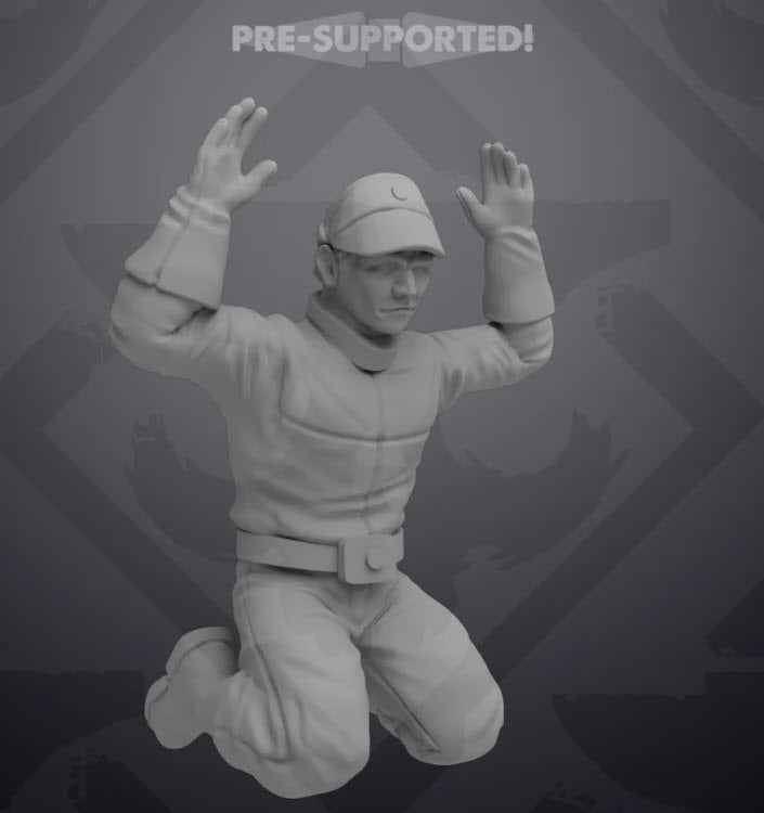 Captured Combatants Set 1 - Single Miniature - SW Legion Compatible (38 - 40mm tall) Resin 3D Print - Skullforge Studios - Gootzy Gaming