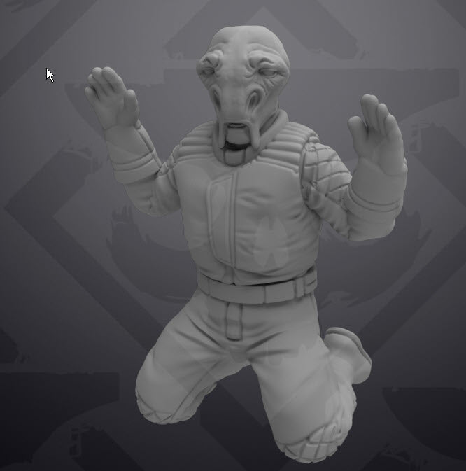 Captured Combatants Set 2 - 5 Miniature All In Bundle - SW Legion Compatible (38 - 40mm tall) Resin 3D Print - Skullforge Studios - Gootzy Gaming