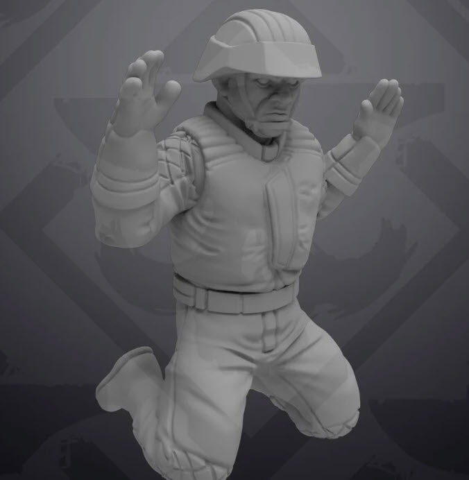 Captured Combatants Set 2 - 5 Miniature All In Bundle - SW Legion Compatible (38 - 40mm tall) Resin 3D Print - Skullforge Studios - Gootzy Gaming