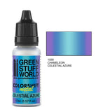 Celestial Azure - Blue/Silver Colorshift Metallic Paint - Green Stuff World - 17 mL Dropper Bottle - Gootzy Gaming