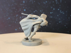 Charging Wizard Knight Miniature - SW Legion Compatible (38 - 40mm tall) Resin 3D Print - Dark Fire Designs - Gootzy Gaming