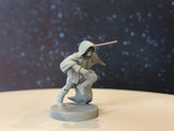 Charging Wizard Knight Miniature - SW Legion Compatible (38-40mm tall) Resin 3D Print - Dark Fire Designs - Gootzy Gaming