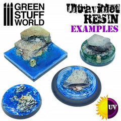 Clear Resin for Water or Other Effects - UV Curing Transparent Resin - Green Stuff World - 100 mL Bottle - Gootzy Gaming