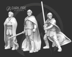 Cloaked Grand Master Knight Miniature | Legion | RPG | Scifi | Role Playing | D&D | Dark Fire Designs | Gootzy Gaming| - Gootzy Gaming