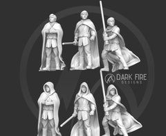 Cloaked Grand Master Knight Miniature | Legion | RPG | Scifi | Role Playing | D&D | Dark Fire Designs | Gootzy Gaming| - Gootzy Gaming