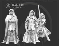 Cloaked Grand Master Knight Miniature | Legion | RPG | Scifi | Role Playing | D&D | Dark Fire Designs | Gootzy Gaming| - Gootzy Gaming