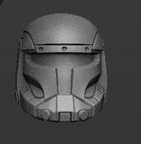 Clone Commando Standard Trooper Helmets - 5 bits pack - SW Legion Compatible Resin 3D Print - Dark Fire Designs - Gootzy Gaming