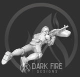 Clone Sniper Trooper Miniature - SW Legion Compatible (38-40mm tall) Multi-Piece Resin 3D Print - Dark Fire Designs - Gootzy Gaming