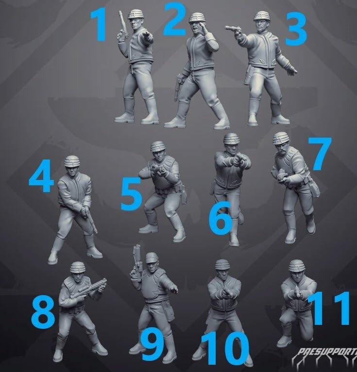 Cloud City Guards - Single Miniature - SW Legion Compatible (38 - 40mm tall) Resin 3D Print - Skullforge Studios - Gootzy Gaming