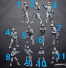 Cloud City Guards - Single Miniature - SW Legion Compatible (38 - 40mm tall) Resin 3D Print - Skullforge Studios - Gootzy Gaming