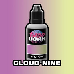Cloud Nine - Pastel Pink/Orange/Yellow Colorshift Metallic Paint - TurboDork - 20 mL Dropper Bottle - Gootzy Gaming