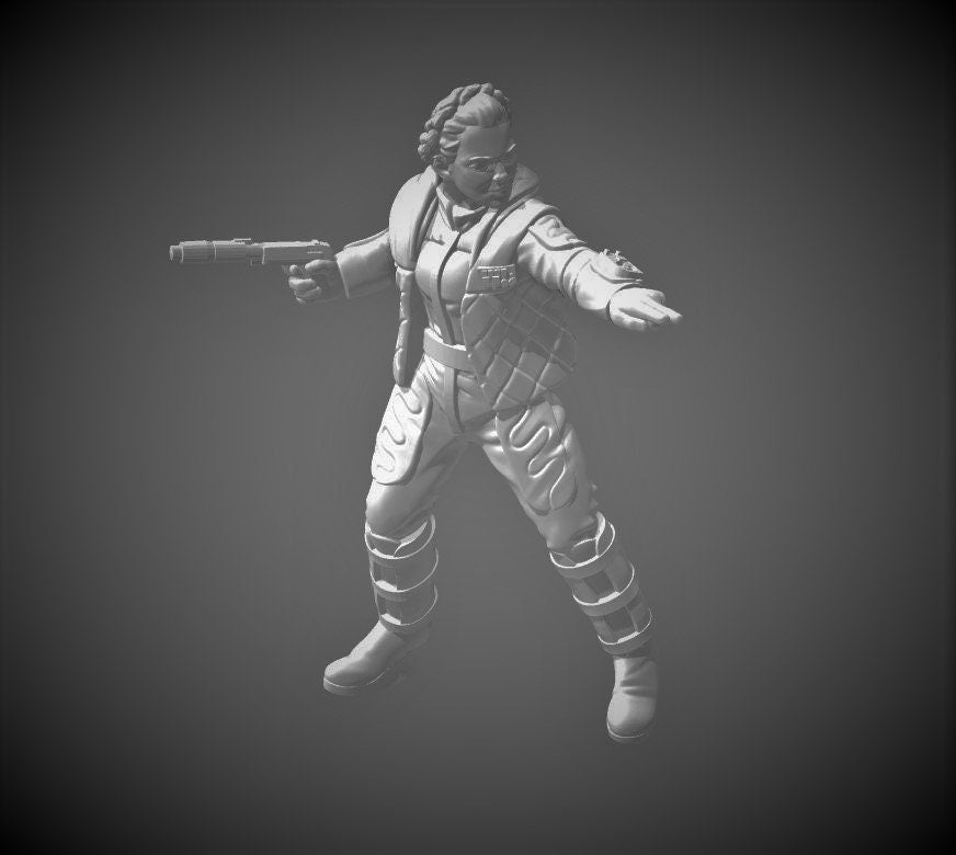 Cold Commander Cinnabon Miniature- SW Legion Compatible (38-40mm tall) Resin 3D Print - Skullforge Studios - Gootzy Gaming