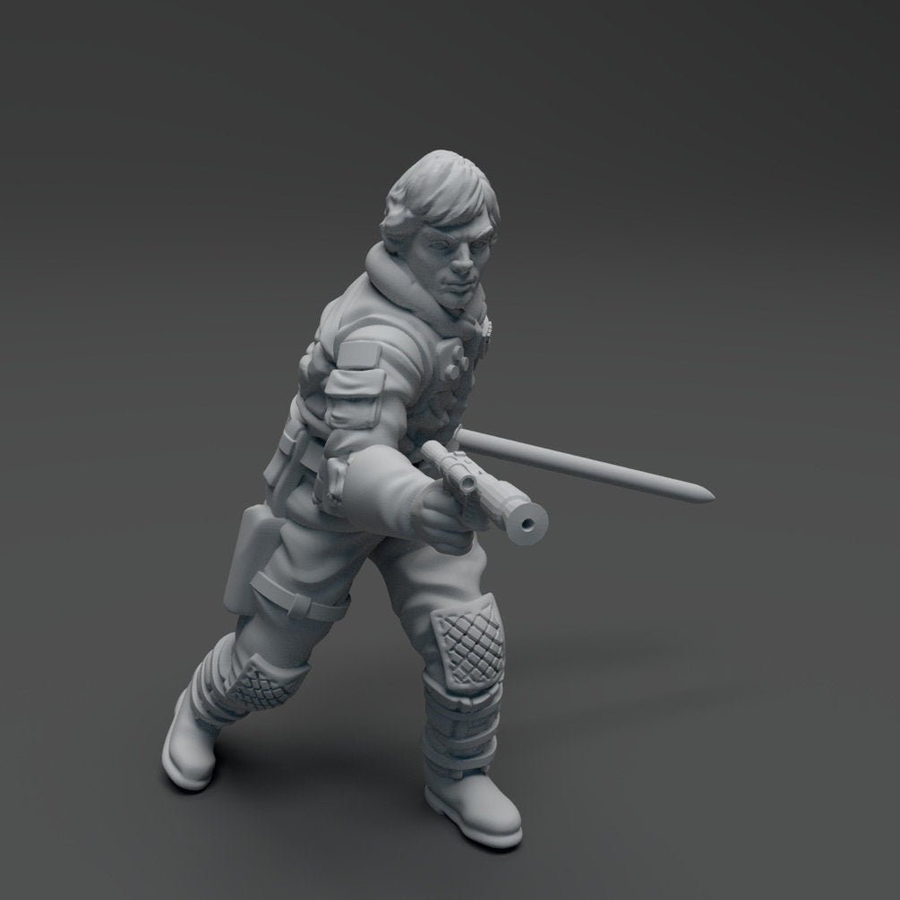 Cold Prodigal Son Miniature - SW Legion Compatible (38-40mm tall) Resin 3D Print - Skullforge Studios - Gootzy Gaming
