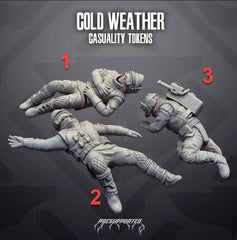 Cold Weather Insurgent Dead Troopers - SW Legion Compatible Miniature (38-40mm tall) High Quality 8k Resin 3D Print - Skullforge Studios - Gootzy Gaming