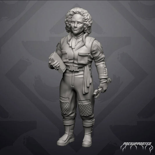 Comedy Mechanic Miniature - SW Legion Compatible (38 - 40mm tall) Resin 3D Print - Skullforge Studios - Gootzy Gaming