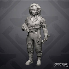 Comedy Mechanic Miniature - SW Legion Compatible (38 - 40mm tall) Resin 3D Print - Skullforge Studios - Gootzy Gaming