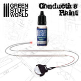 Conductive Paint - Silver Waterbased Paint for LEDs - Green Stuff World - 15 mL Dropper Bottle - Gootzy Gaming