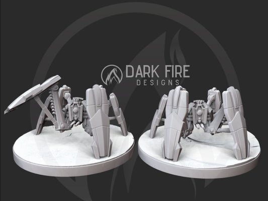Confederate Crustacean Droid Miniature - SW Legion Compatible (38 - 40mm tall) Resin 3D Print - Dark Fire Designs - Gootzy Gaming