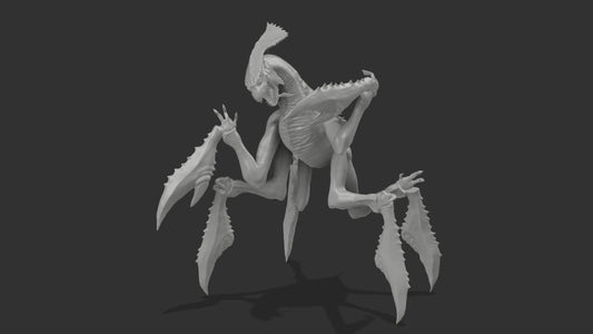 Crab Lizard #1 - Large Miniature - SW Legion Compatible Resin 3D Print - Hokusa Designs - Gootzy Gaming