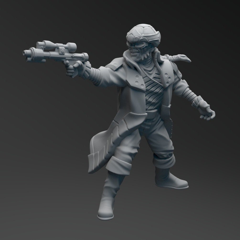 Crafty Privateer Miniature - SW Legion Compatible (38-40mm tall) Resin 3D Print - Skullforge Studios - Gootzy Gaming