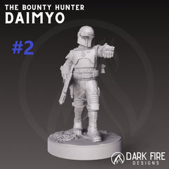 Crime Lord Mando Miniature - SW Legion Compatible (38 - 40mm tall) Resin 3D Print - Dark Fire Designs - Gootzy Gaming