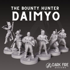 Crime Lord Mando Miniature - SW Legion Compatible (38 - 40mm tall) Resin 3D Print - Dark Fire Designs - Gootzy Gaming