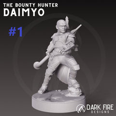 Crime Lord Mando Miniature - SW Legion Compatible (38 - 40mm tall) Resin 3D Print - Dark Fire Designs - Gootzy Gaming