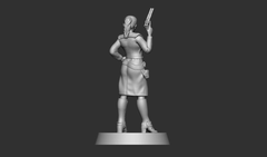 Crime Queen (Skirt Version) Mininature - SW Legion Compatible (38-40mm tall) Resin 3D Print - Gootzy Gaming - Gootzy Gaming