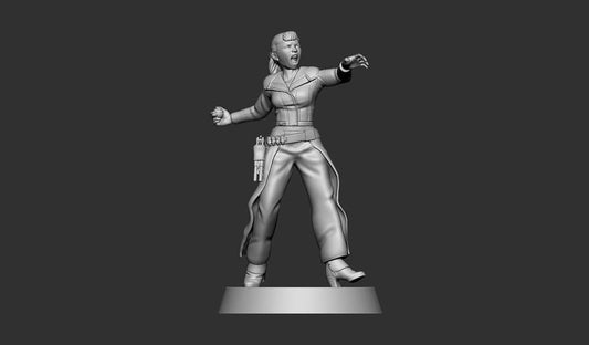 Crime Queen (Thermal Detonator Version) Mininature - SW Legion Compatible (38 - 40mm tall) Resin 3D Print - Gootzy Gaming - Gootzy Gaming