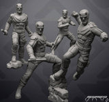 Crimson Gargoyle Superhero Miniature - MCP/Crisis Protocol Compatible (40mm tall) Resin 3D Print - Skullforge Studios - Gootzy Gaming