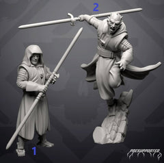 Crimson Warlock Miniature - SW Legion Compatible (38 - 40mm tall) Resin 3D Print - Skullforge Studios - Gootzy Gaming