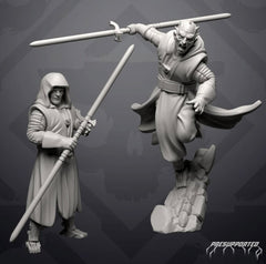 Crimson Warlock Miniature - SW Legion Compatible (38 - 40mm tall) Resin 3D Print - Skullforge Studios - Gootzy Gaming