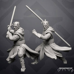 Crimson Warlock Miniature - SW Legion Compatible (38 - 40mm tall) Resin 3D Print - Skullforge Studios - Gootzy Gaming