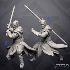 Crimson Warlock Miniature - SW Legion Compatible (38 - 40mm tall) Resin 3D Print - Skullforge Studios - Gootzy Gaming