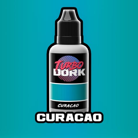 Curacao - Blue Metallic Paint - TurboDork - 20 mL Dropper Bottle - Gootzy Gaming