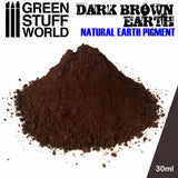 Dark Brown Earth - Earth Pigment Powder - Green Stuff World - 30 mL bottle - Gootzy Gaming