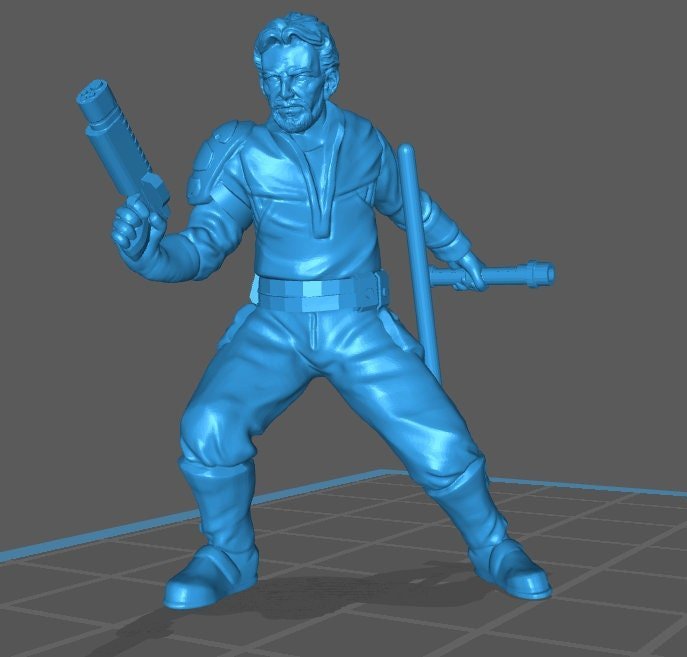 Dark Forces Operative Karl Miniature - SW Legion Compatible (38 - 40mm tall) Resin 3D Print - Skullforge Studios - Gootzy Gaming