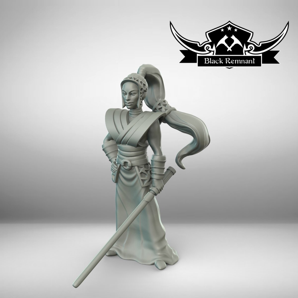 Dark Lady Malincha - SW Legion Compatible Miniature (38-40mm tall) High Quality 8k Resin 3D Print - Black Remnant - Gootzy Gaming