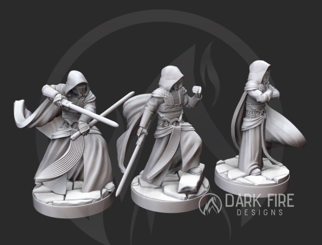 Dark Power Lord Miniature - SW Legion Compatible (38-40mm tall) Resin 3D Print - Dark Fire Designs - Gootzy Gaming