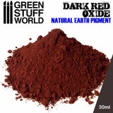 Dark Red Oxide - Earth Pigment Powder - Green Stuff World - 30 mL bottle - Gootzy Gaming