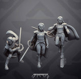 Dark Warlock Huntress 2 (Unmasked Ver.) - SW Legion Compatible Miniature (38-40mm tall) High Quality 8k Resin 3D Print - Skullforge Studios - Gootzy Gaming