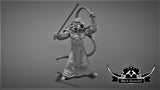 Dark Whip Warrior Miniature - SW Legion Compatible (38-40mm tall) Resin 3D Print - Black Remnant - Gootzy Gaming