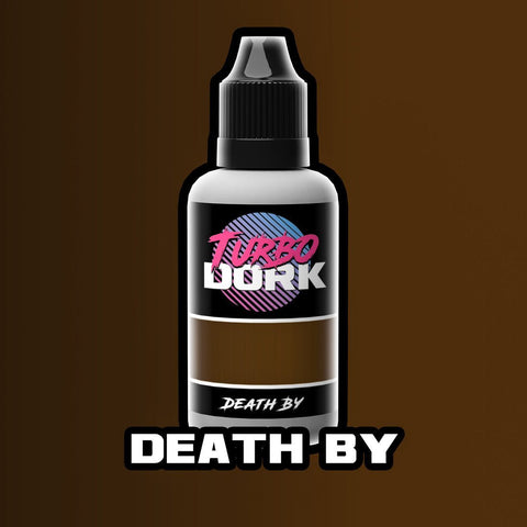 Death By - Brown Metallic Paint - TurboDork - 20 mL Dropper Bottle - Gootzy Gaming