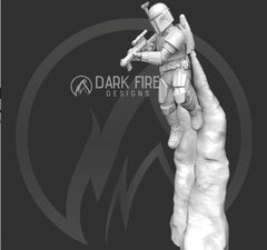 Deathwatch Mando Jetpacker - Single or Bundle - SW Legion Compatible (38-40mm tall) Multi-Piece Resin 3D Print- Dark Fire Designs - Gootzy Gaming