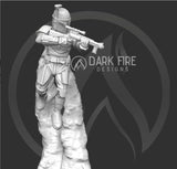 Deathwatch Mando Jetpacker - Single or Bundle - SW Legion Compatible (38-40mm tall) Multi-Piece Resin 3D Print- Dark Fire Designs - Gootzy Gaming