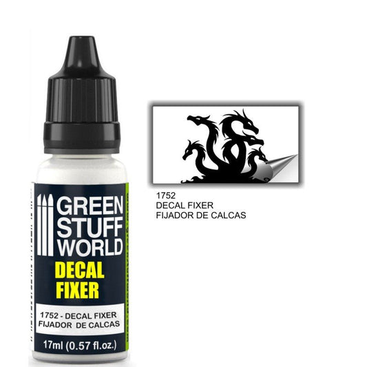 Decal Fixer - Decal Application Aid Fluid - Green Stuff World - 17 mL Dropper Bottle - Gootzy Gaming