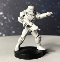 Delta Squad Clone Commando Squad - 4 Mini Bundle - SW Legion Compatible (38 - 40mm tall) Multi - Piece Resin 3D Print - Dark Fire Designs - Gootzy Gaming