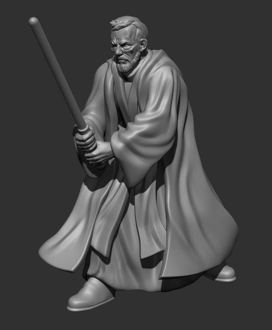 Desert Hermit Wizard Miniature - SW Legion Compatible (38 - 40mm tall) Resin 3D Print - Skullforge Studios - Gootzy Gaming