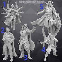 Dimensional Professor Superhero Miniature - MCP/Crisis Protocol Compatible (40mm tall) Resin 3D Print - Skullforge Studios - Gootzy Gaming